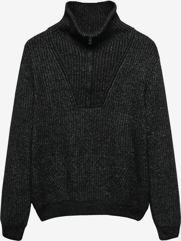 MANGO MAN Pullover 'Smoke' in Schwarz: predná strana