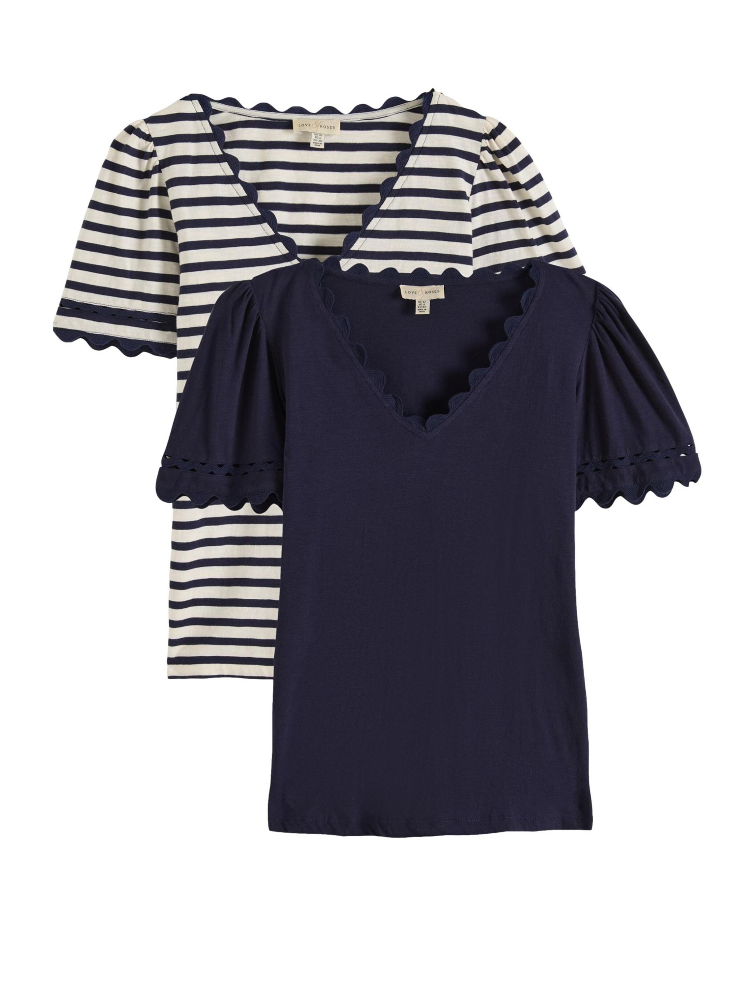 love & roses Särk, värv sinine: eest vaates