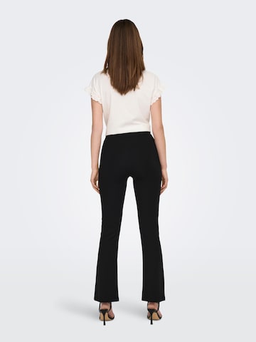 JDY Boot cut Pants 'Pretty' in Black