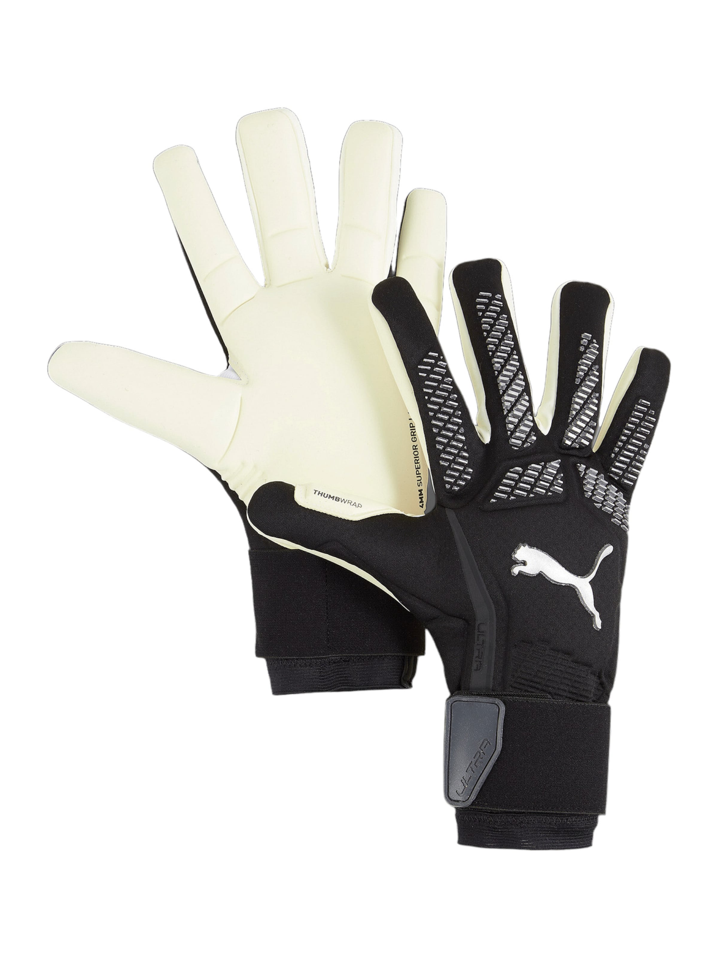 PUMA Sporthandschuhe 'Ultra Ultimate' in Schwarz: Vorderseite