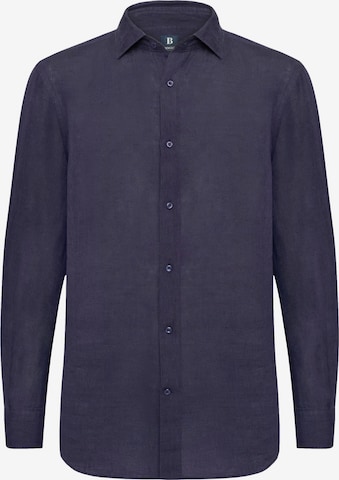 Boggi Milano Business Shirt in Blue: front