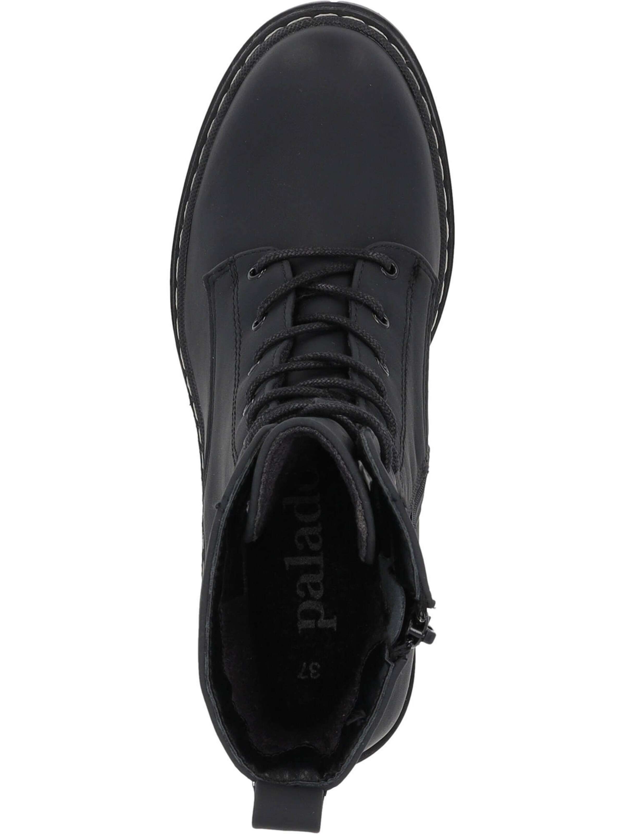 Palado Botki sznurowane 'Kefalonia' w kolorze czarny