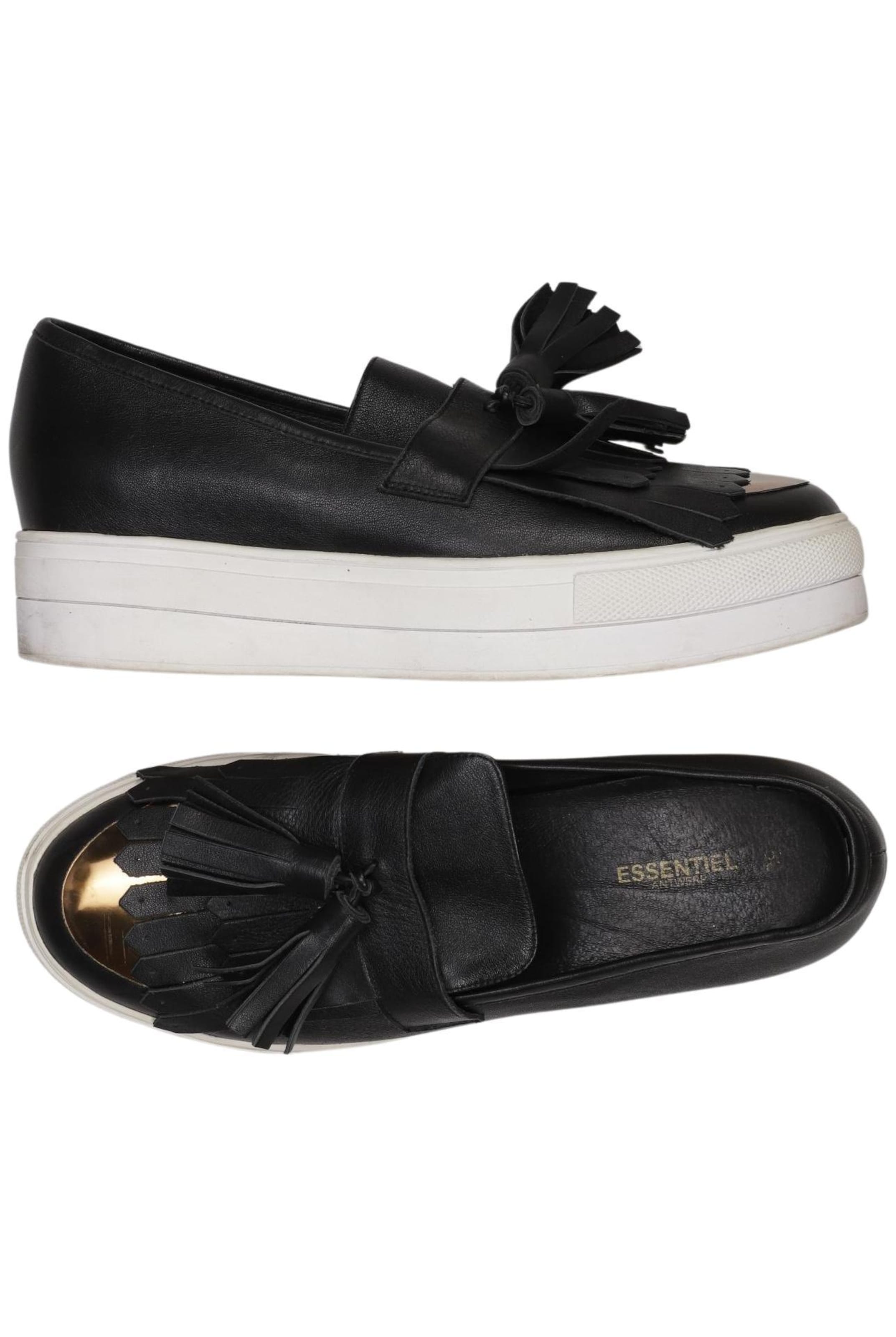 Essentiel Antwerp Flats & Loafers in 39 in Black: front