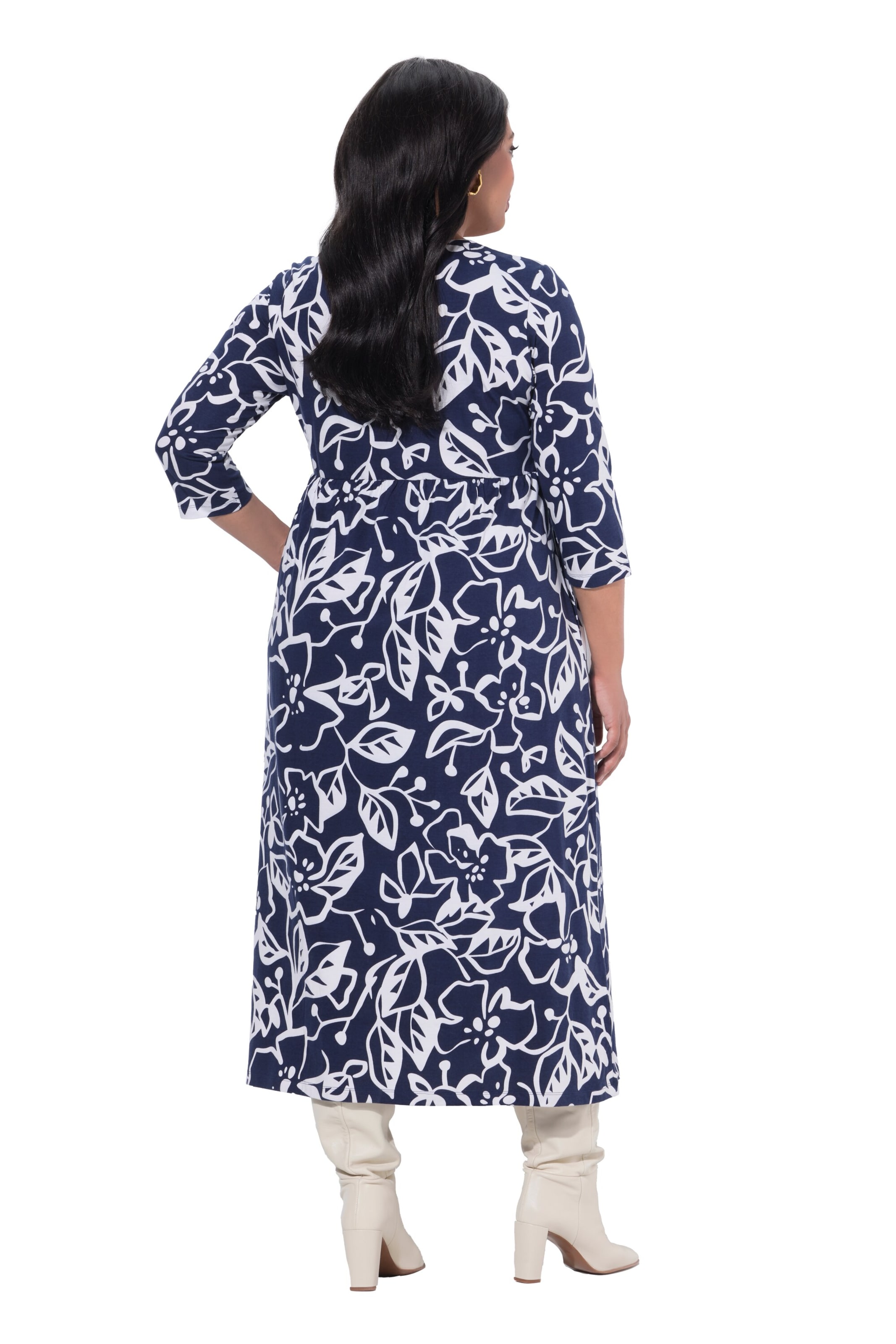 Ulla Popken Jurk in Blauw