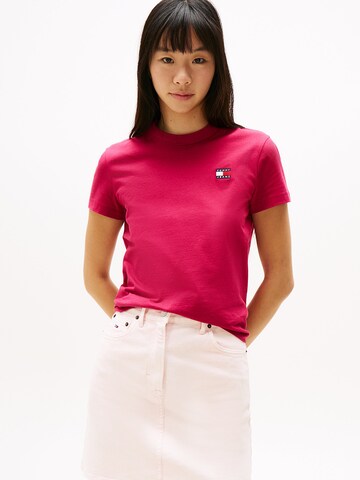 Tommy Jeans Shirt in Pink: front