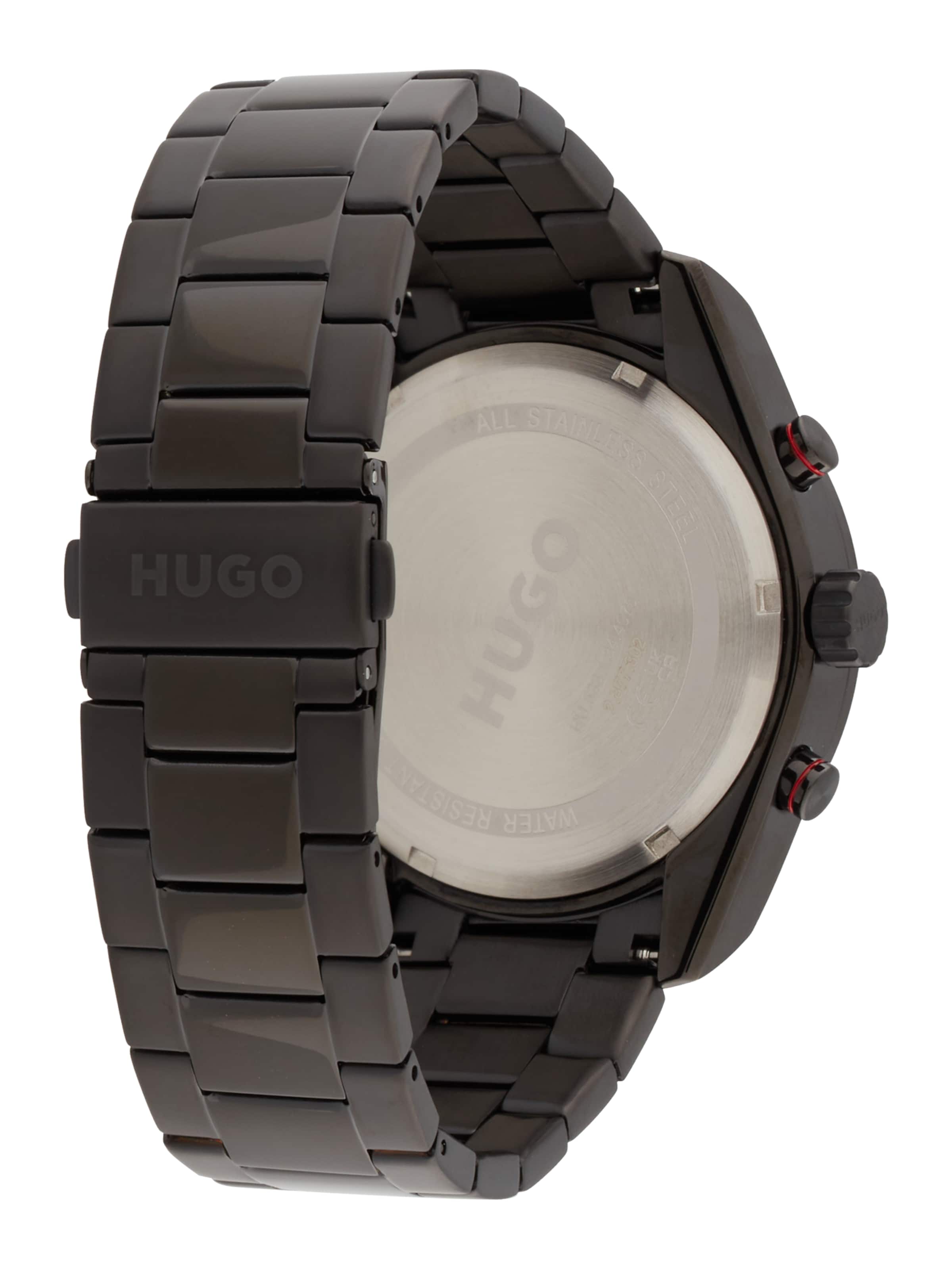 Montre à affichage analogique '#FAST' HUGO en noir