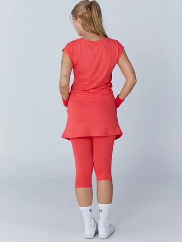 SPORTKIND Funktionsshirt 'Loose Fit V-Neck'‌‌‌ in Orange