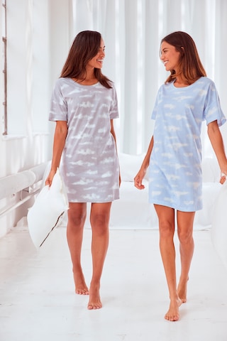 VIVANCE - Camiseta de noche en azul: frente