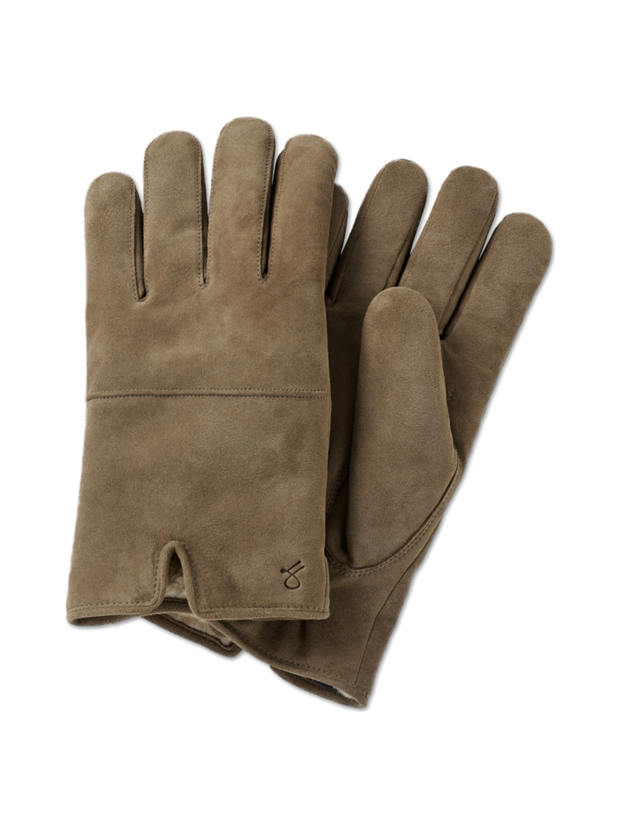Fawler Vingerhandschoenen 'Hiems' in Bruin: voorkant