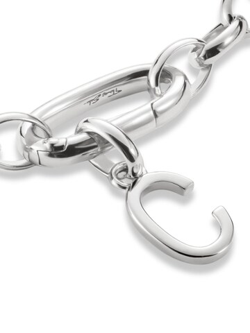 Thomas Sabo Pendant 'Letter C' in Silver: front