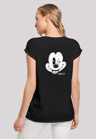 T-shirt 'Disney Mickey Mouse' F4NT4STIC en noir : devant