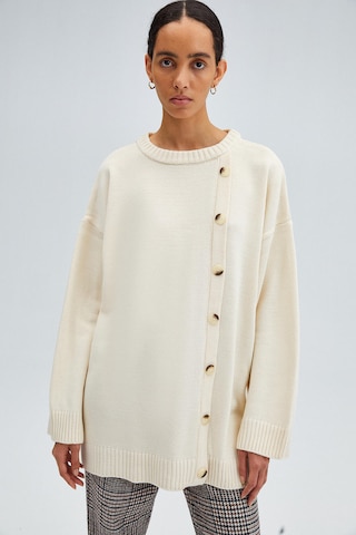 Touche Prive Pullover in Beige: Vorderseite