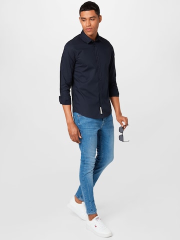 SCOTCH & SODA Slim fit Srajca | modra barva