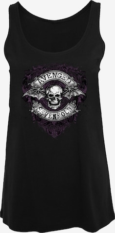 F4NT4STIC Top 'Avenged Sevenfold' in Black: front