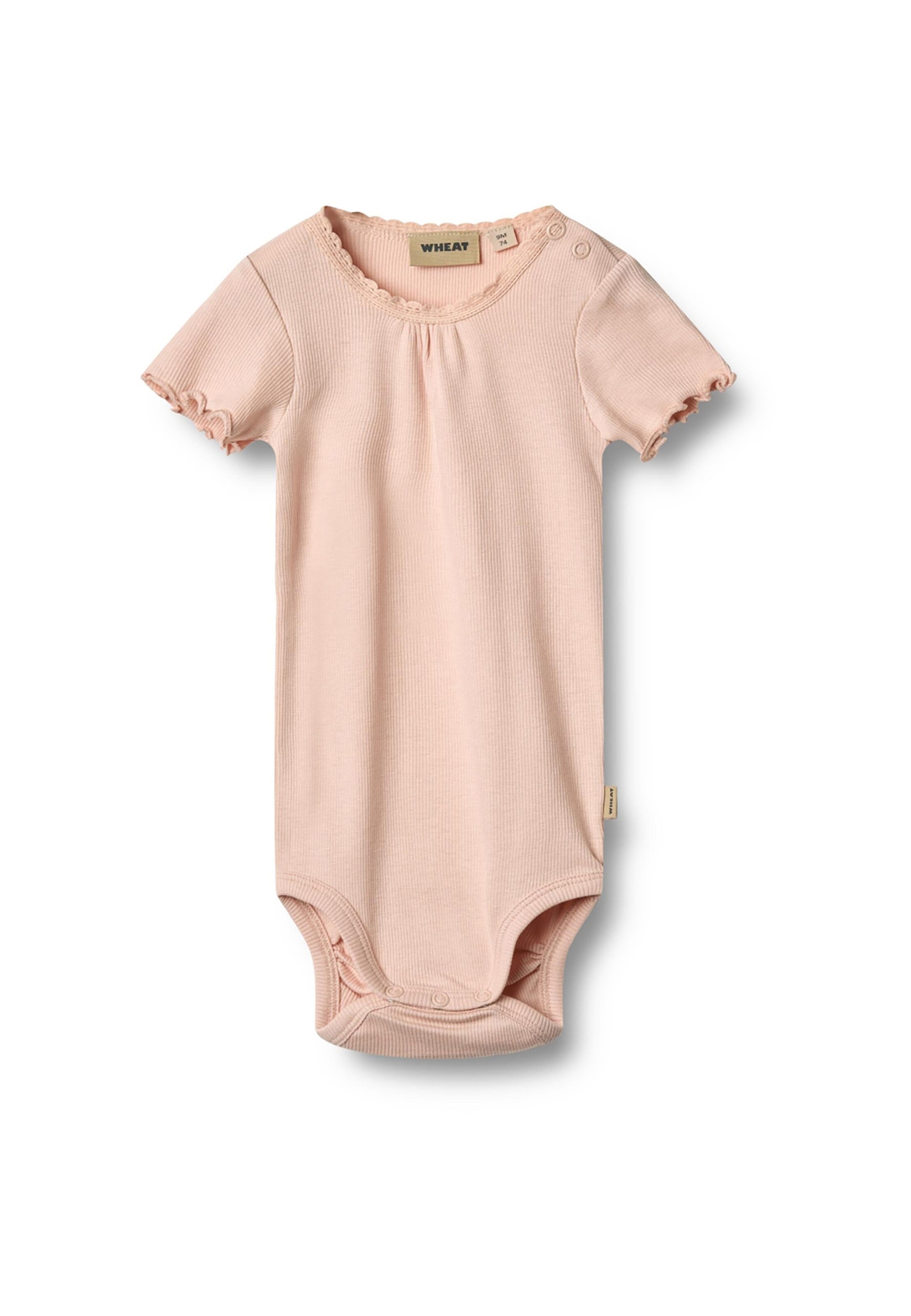 WHEAT - Pijama entero/body 'Edna' en rosa: frente