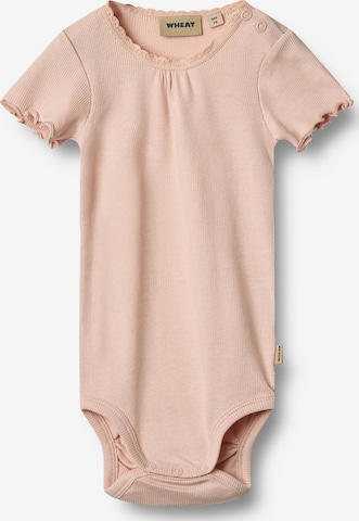 WHEAT - Pijama entero/body 'Edna' en rosa: frente