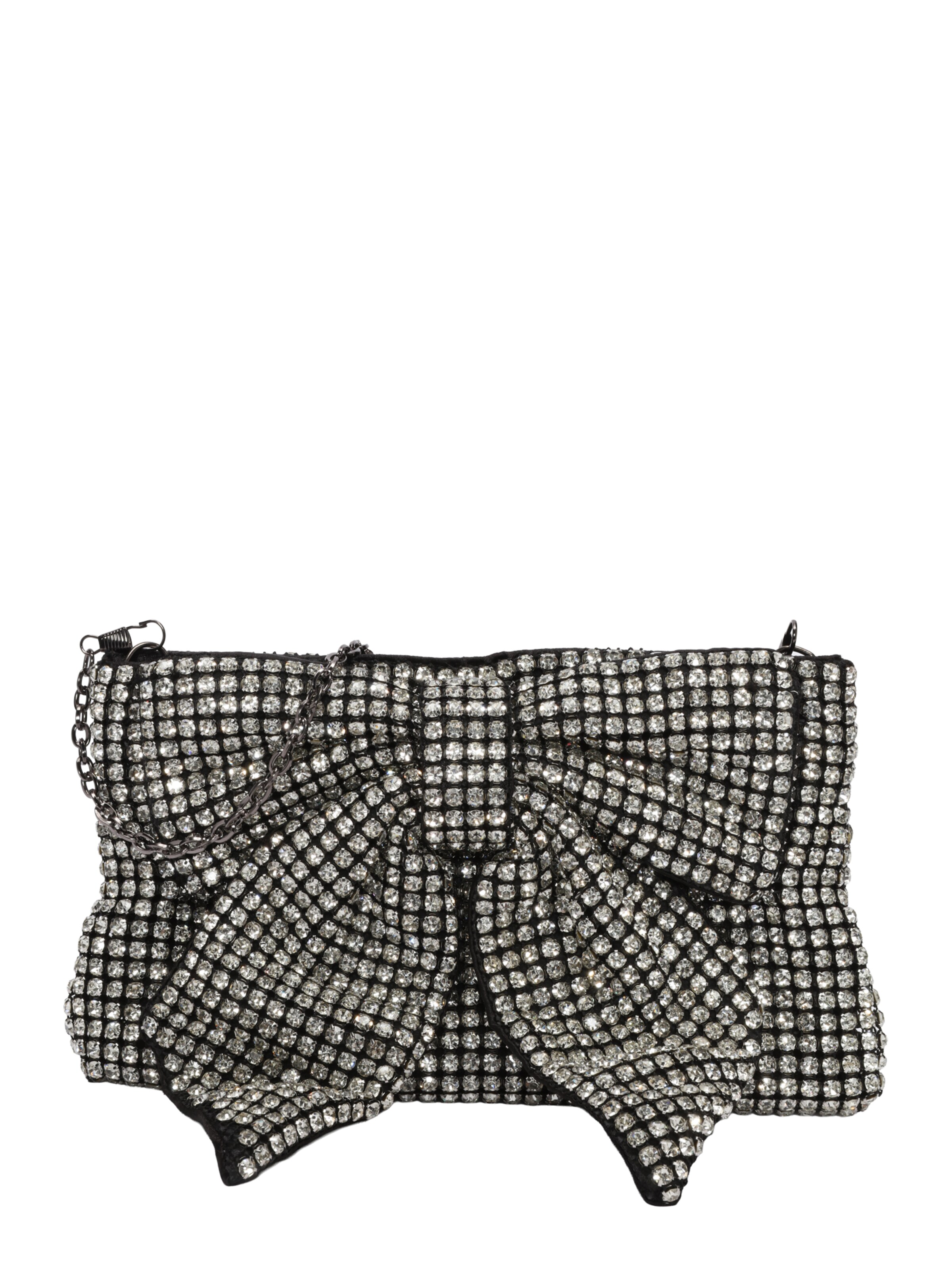 mascara Crossbody Bag in Black: front