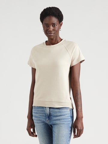 Tricou de la G-STAR pe bej: față