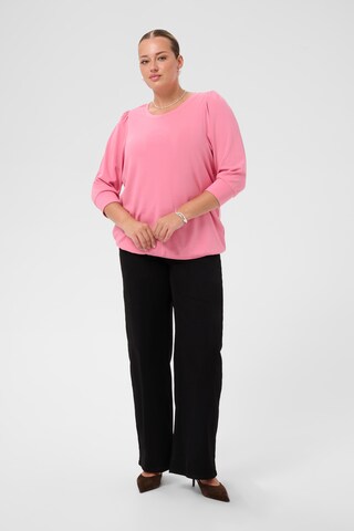 Sweat-shirt 'Annia' KAFFE CURVE en rose