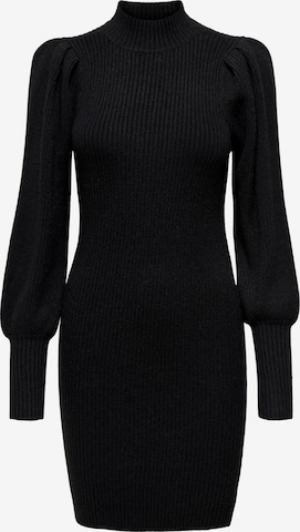 ONLY Knitted dress 'Katia' in Black: front