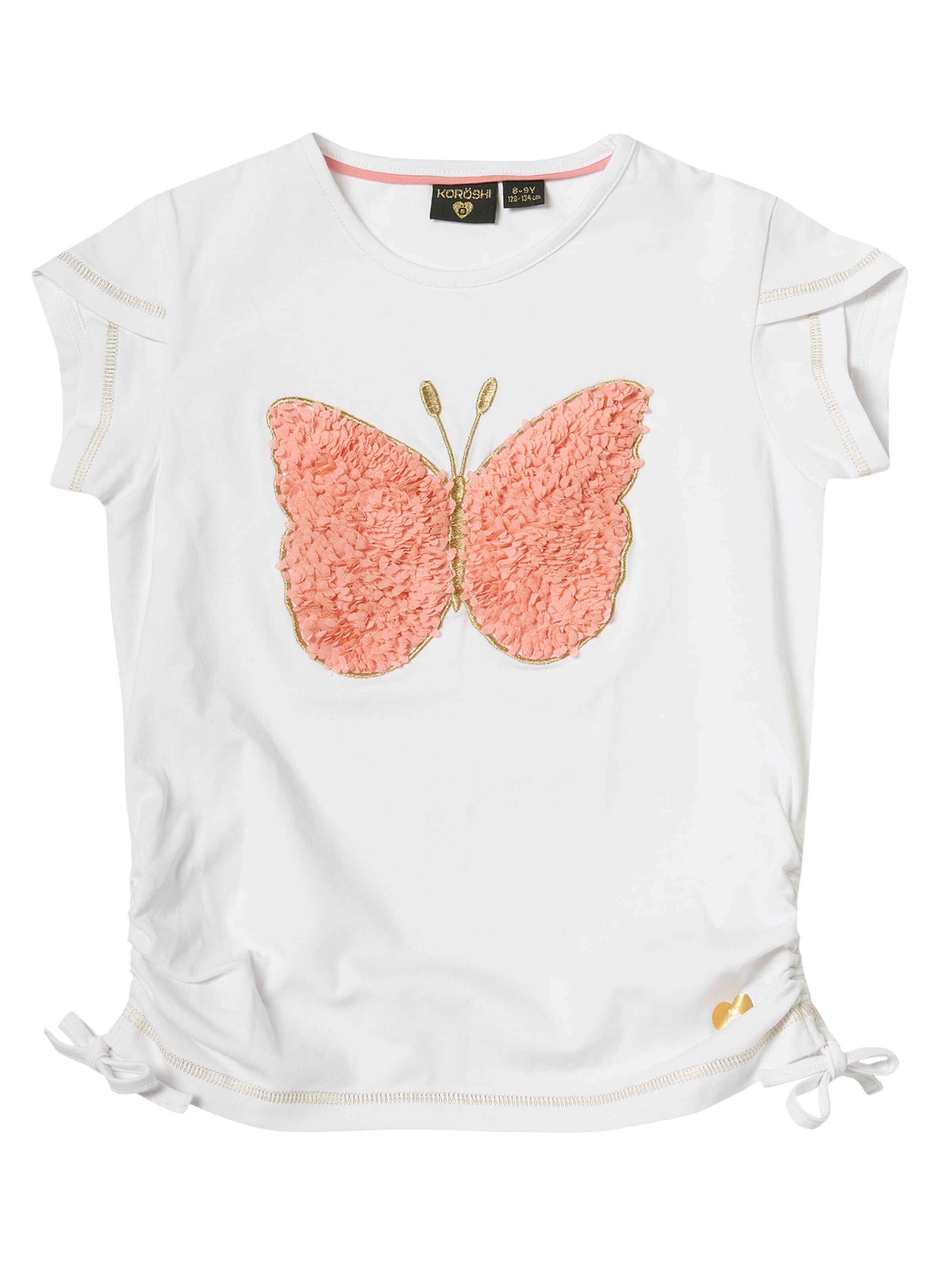 KOROSHI Μπλουζάκι σε λευκό: μπροστά