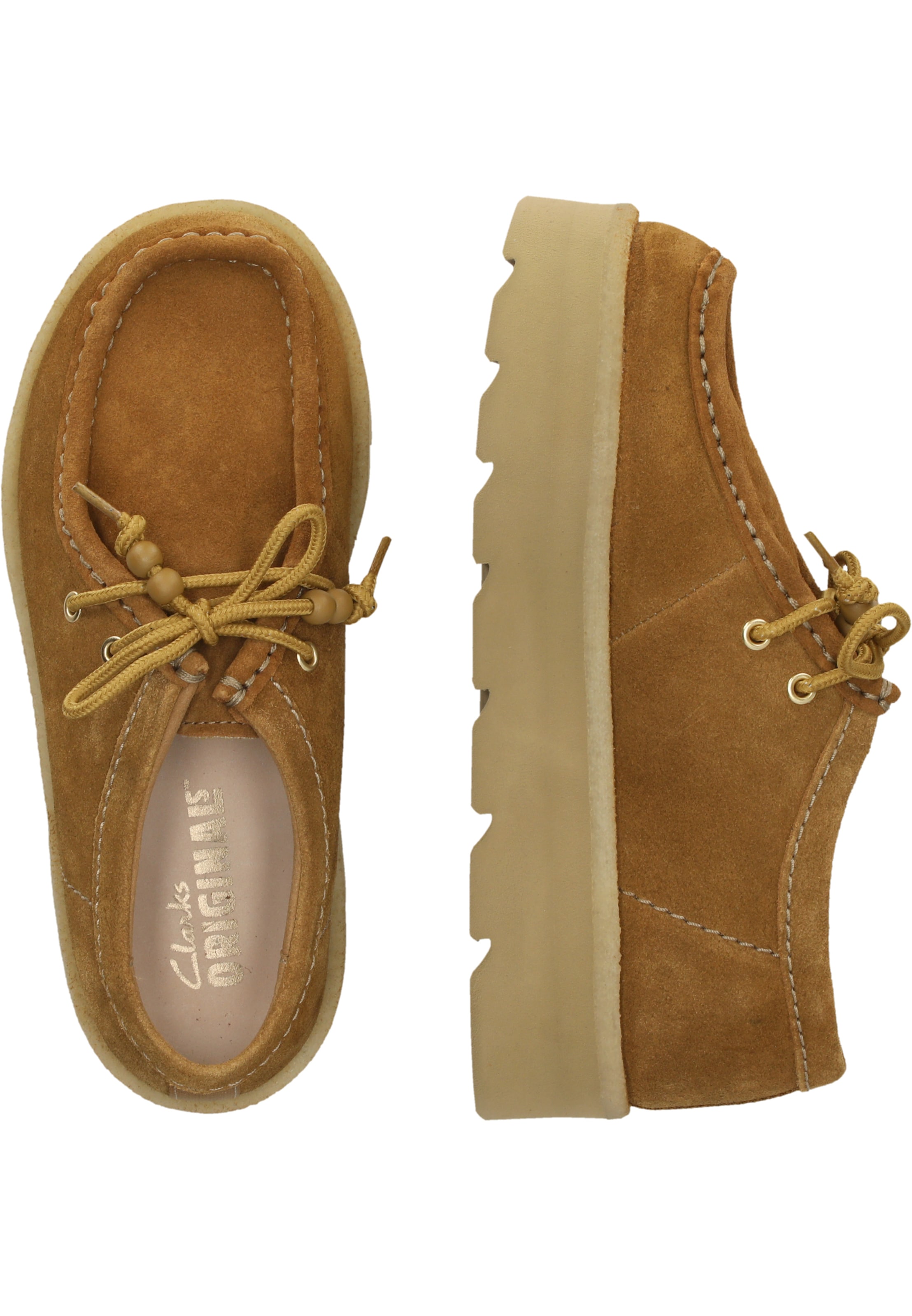 CLARKS Mokassin 'Meare Walla' in Braun