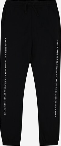 Tapered Pantaloni di Abercrombie & Fitch in nero: frontale