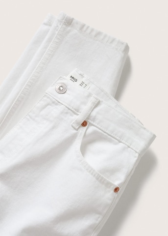 MANGO Regular Jeans in Weiß