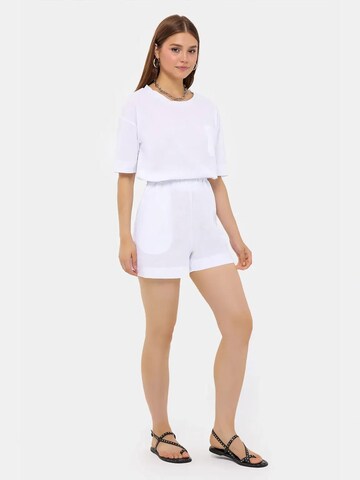 Hiccup - Calças de fato em branco