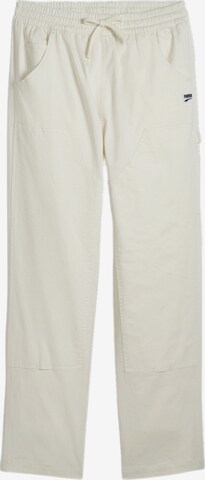 PUMA Loose fit Workout Pants in Beige: front