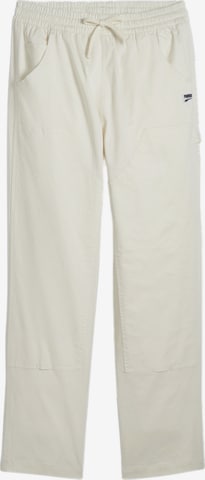 PUMA Loose fit Workout Pants in Beige: front