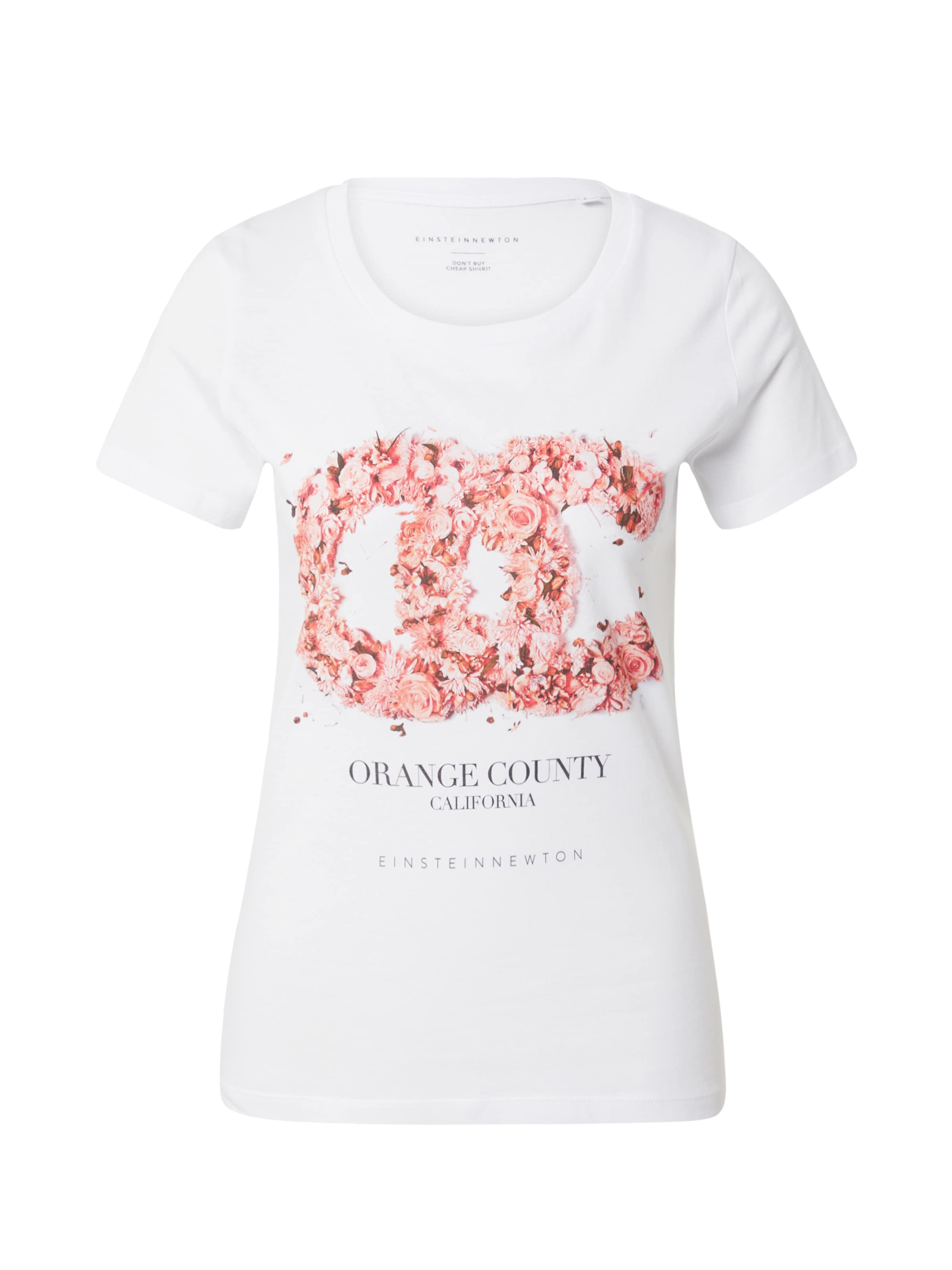 T-shirt 'Orange County' EINSTEIN & NEWTON en blanc : devant