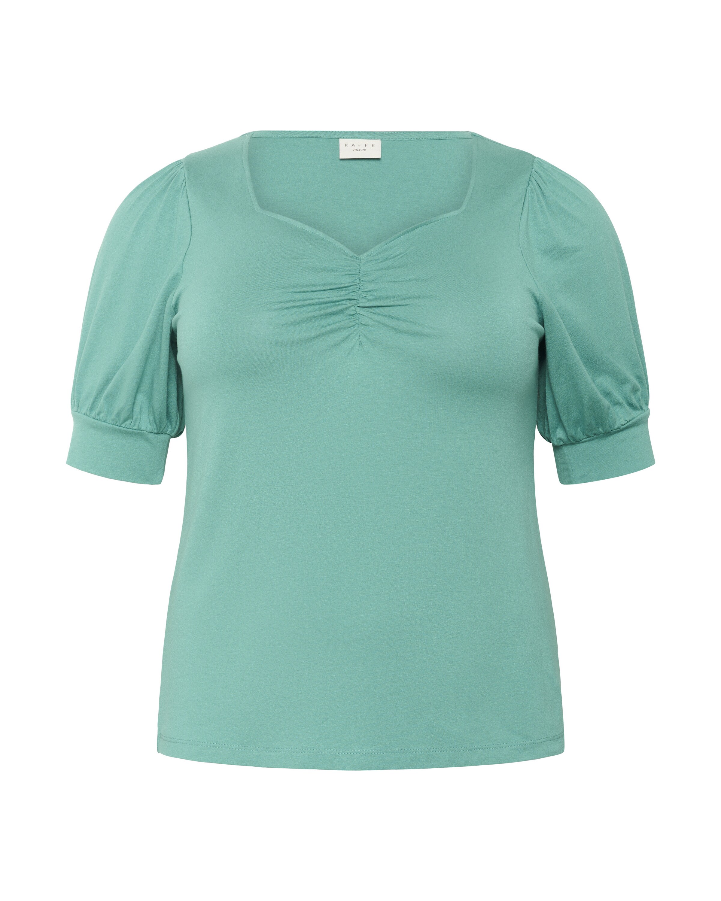 T-shirt 'KCsissy' KAFFE CURVE en bleu : devant