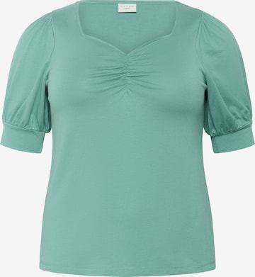 mėlyna KAFFE CURVE Marškinėliai 'KCsissy': priekis