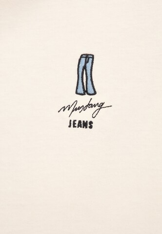 MUSTANG T-Shirt 'Style Monroe' in Weiß