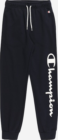 Tapered Pantaloni de la Champion Authentic Athletic Apparel pe albastru: față