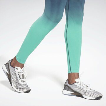 Reebok Skinny Sporthose in Blau