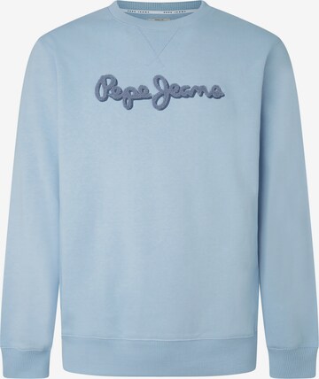 Pepe Jeans Sweatshirt 'RYAN CREW' in Blue: front