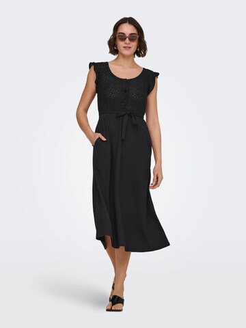 Robe 'ONLElisa' ONLY en noir : devant