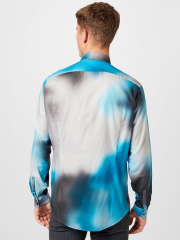 DRYKORN - Ajuste estrecho Camisa 'RUBEN' en Mezcla de colores