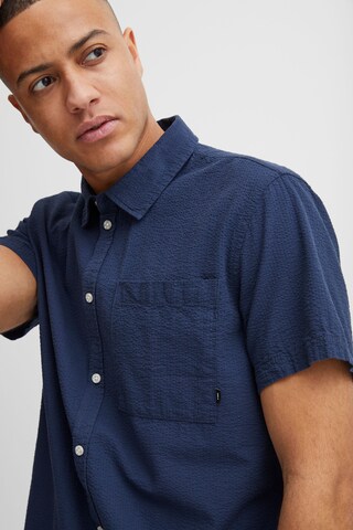 !Solid Regular fit Button Up Shirt 'Frevne' in Blue