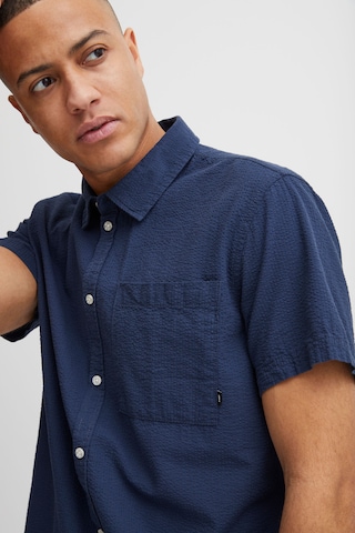 !Solid Regular fit Button Up Shirt 'Sdfrevne Ss' in Blue