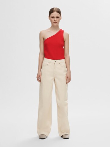 SELECTED FEMME Top in Rood