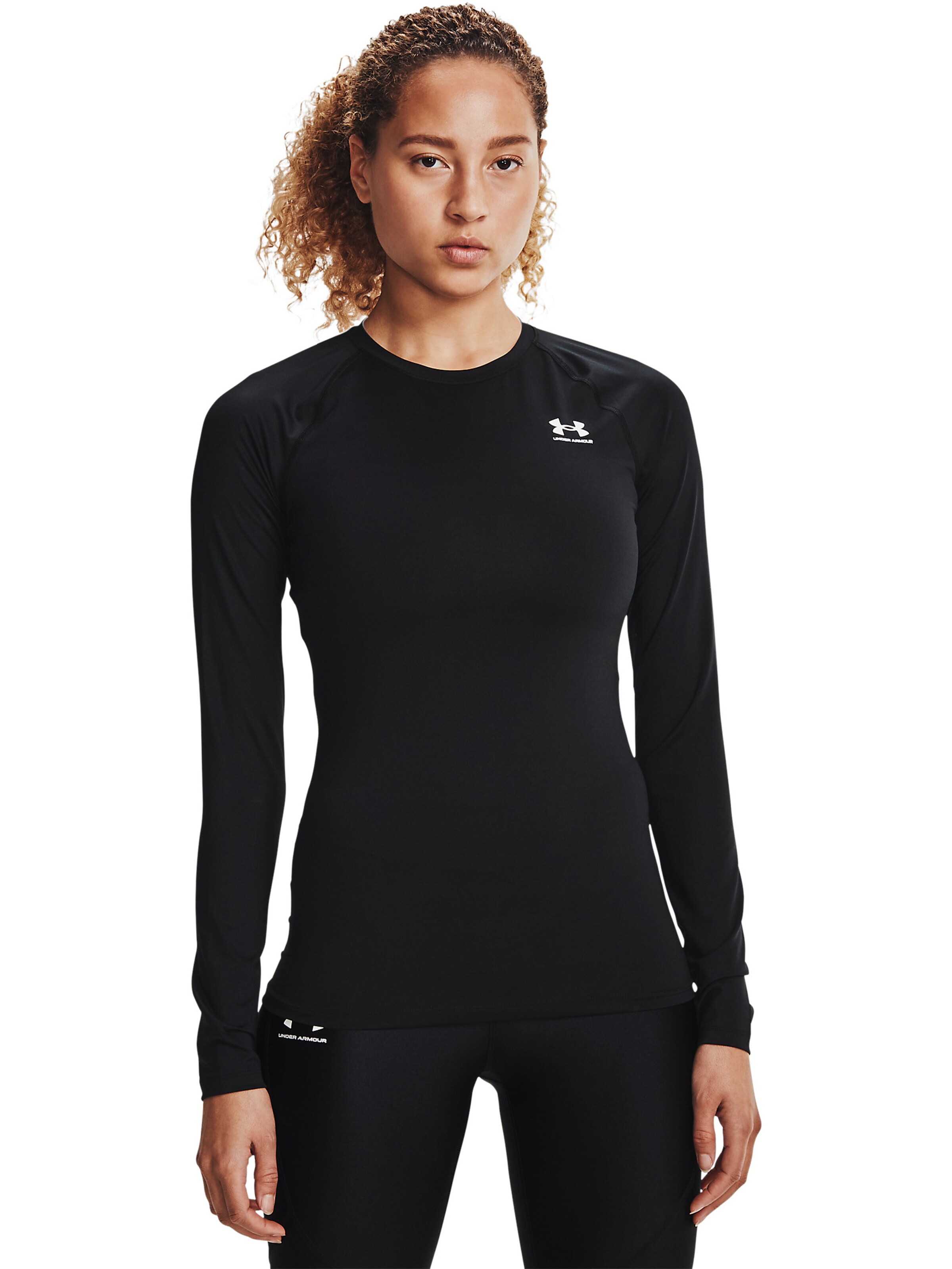 UNDER ARMOUR Performance shirt in Black: front
