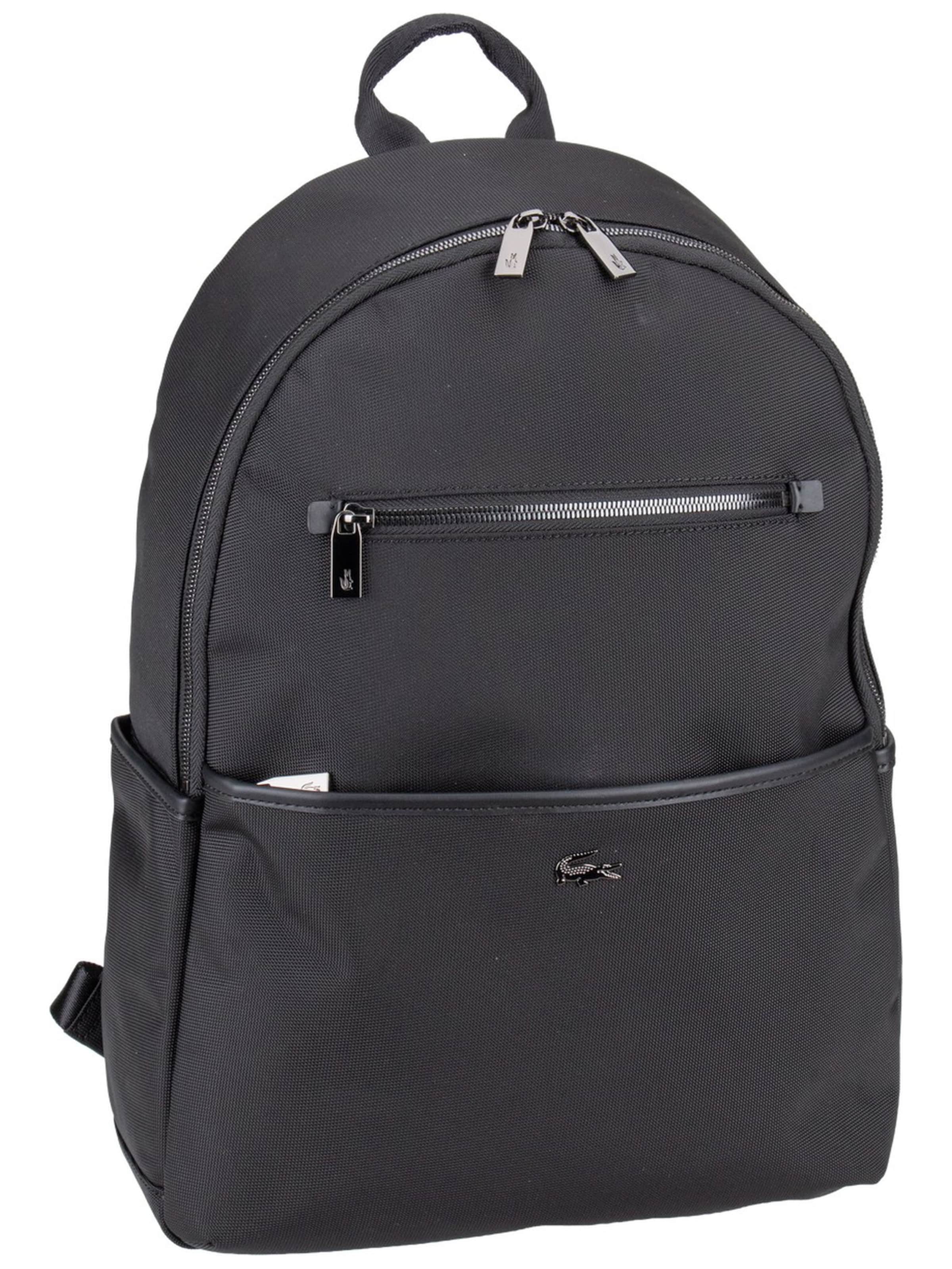 LACOSTE Rucksack ' Everyday ' in Schwarz: Vorderseite