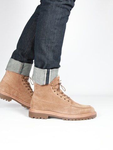 BLACKSTONE - Botas com atacadores 'Gastown Boaz CG164' em castanho