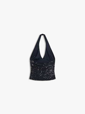 Top di Bershka in blu