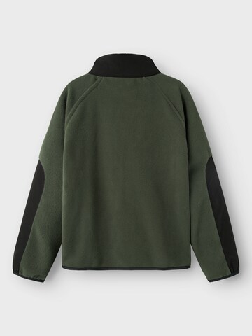 Jachetă  fleece 'NKNMYLES' de la NAME IT pe verde