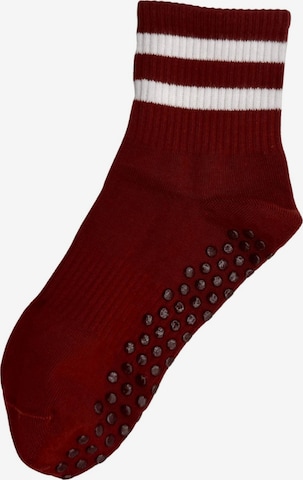 Sculpture Athletic Socks in Red: front