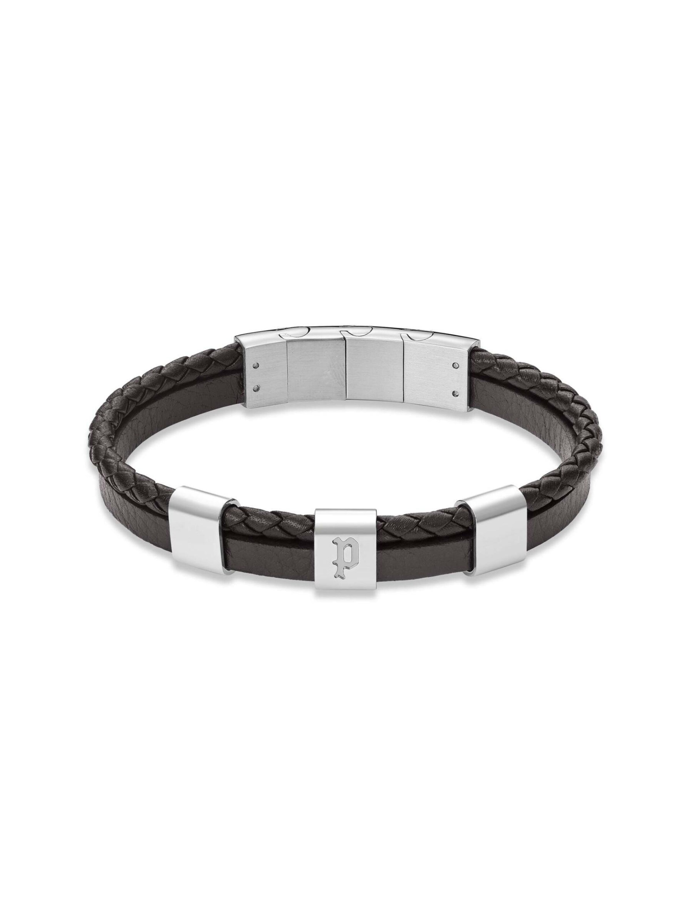 Bracelet 'Ben' POLICE en marron